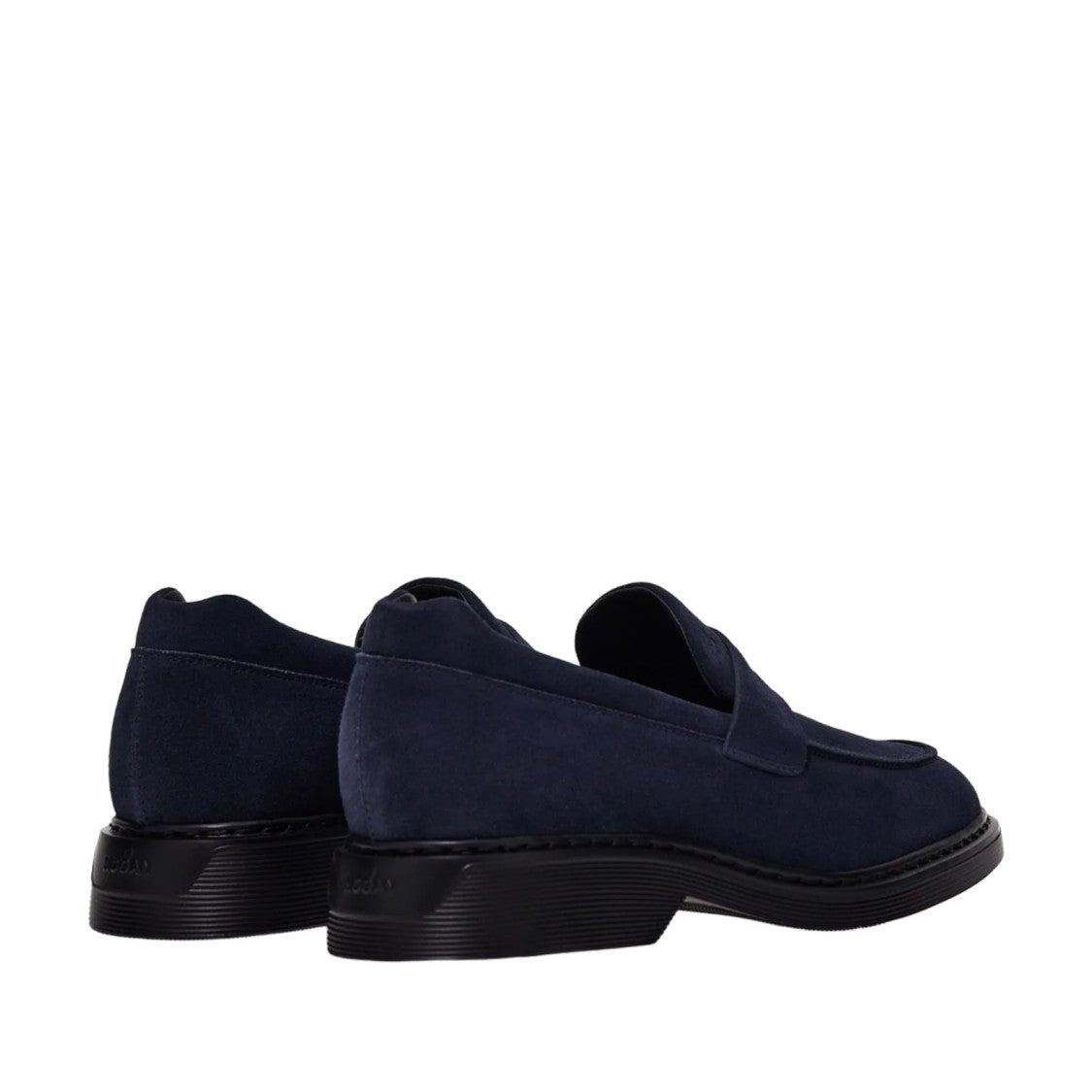 Hogan Deep Navy Suede Loafers
