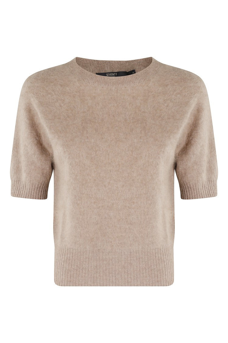Seventy Mud Cashmere Sweater With Classic Crew Neck