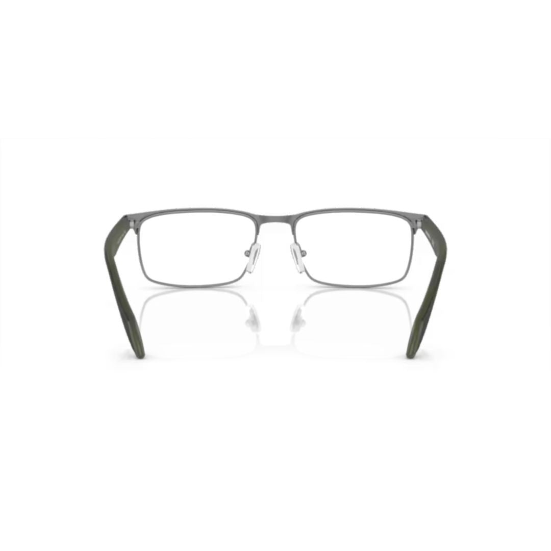 Emporio Armani 0Ea1149 Rectangular Grey Eyeglasses With Matte Metal Frame