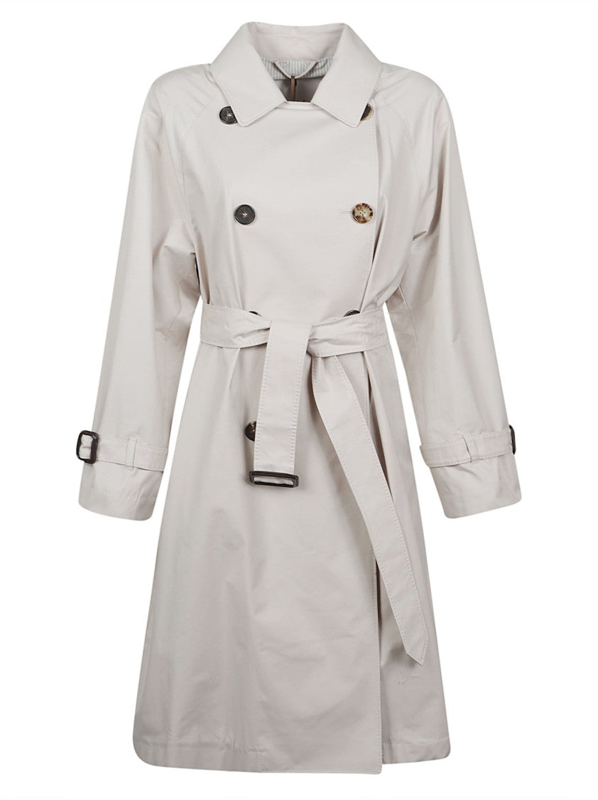 Max Mara Double-Breasted Trench Coat