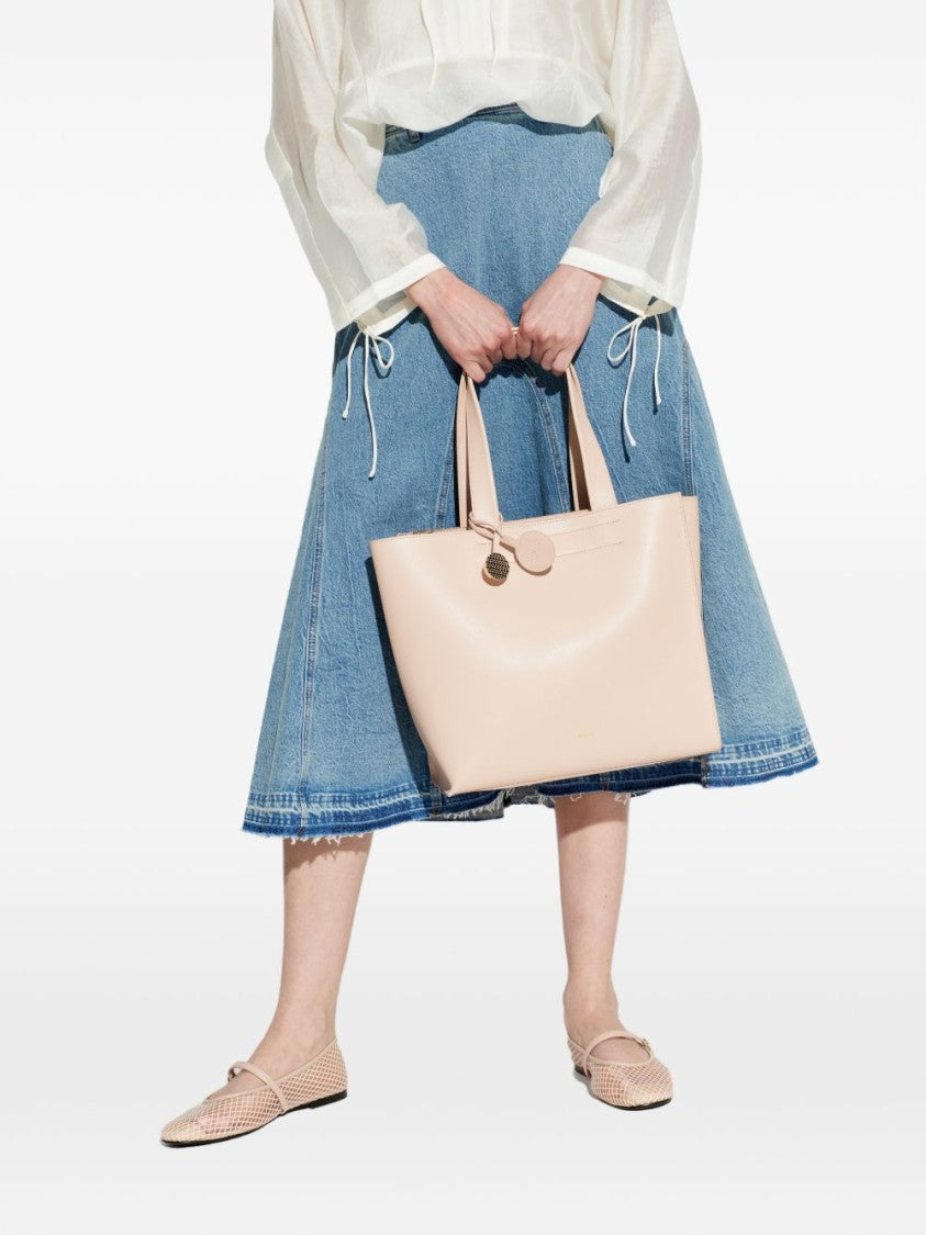 Furla Structured Matte Finish Tote Bag