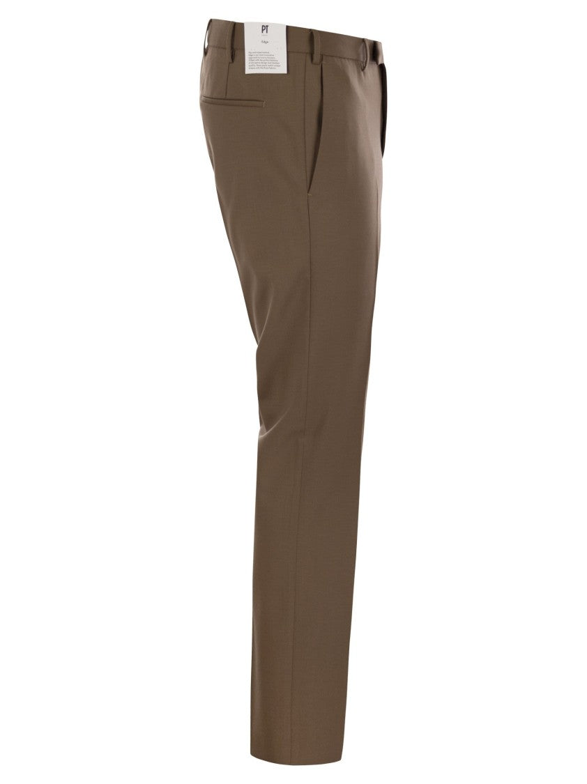 Pt Torino Dieci - Virgin Wool Trousers