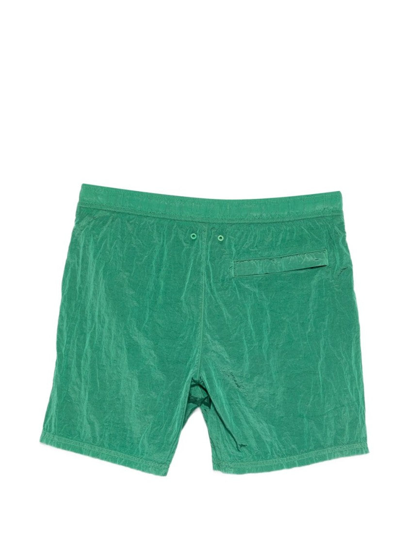 Stone Island Regular Fit Garment-Dyed Shorts