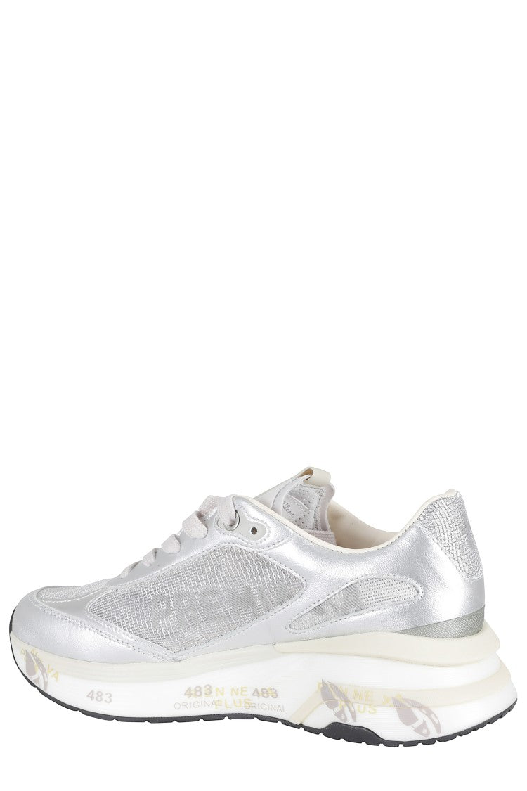 Premiata Silver Moerund 8084 Side-Logo Polyester Sneakers