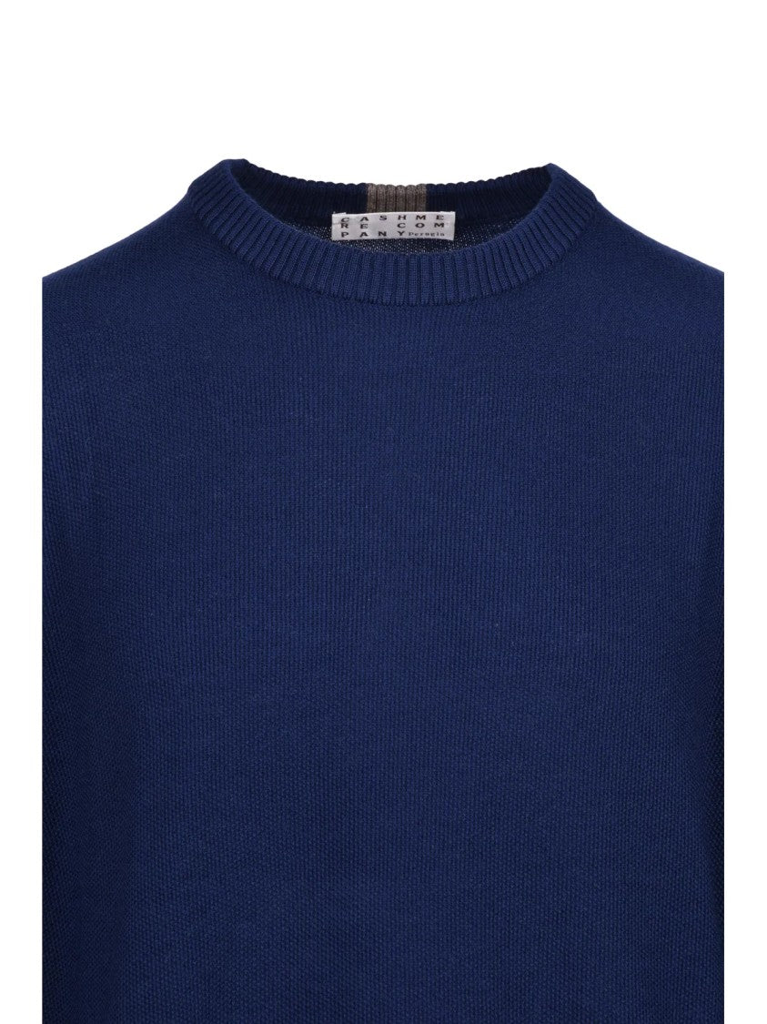 Cashmere Company P. Extrafine Merino Wool Crew Neck Sweater