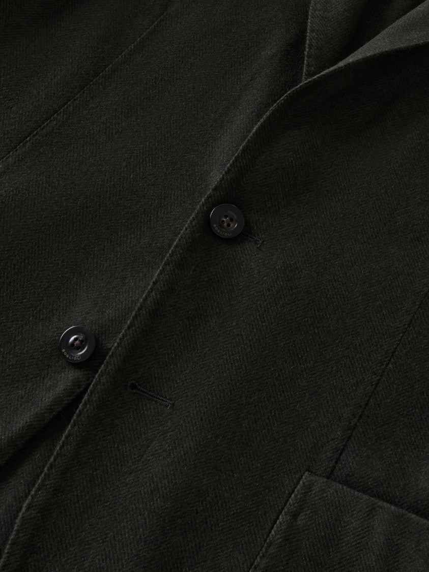 Boglioli Garment Dyed Wool Herringbone K-Jacket