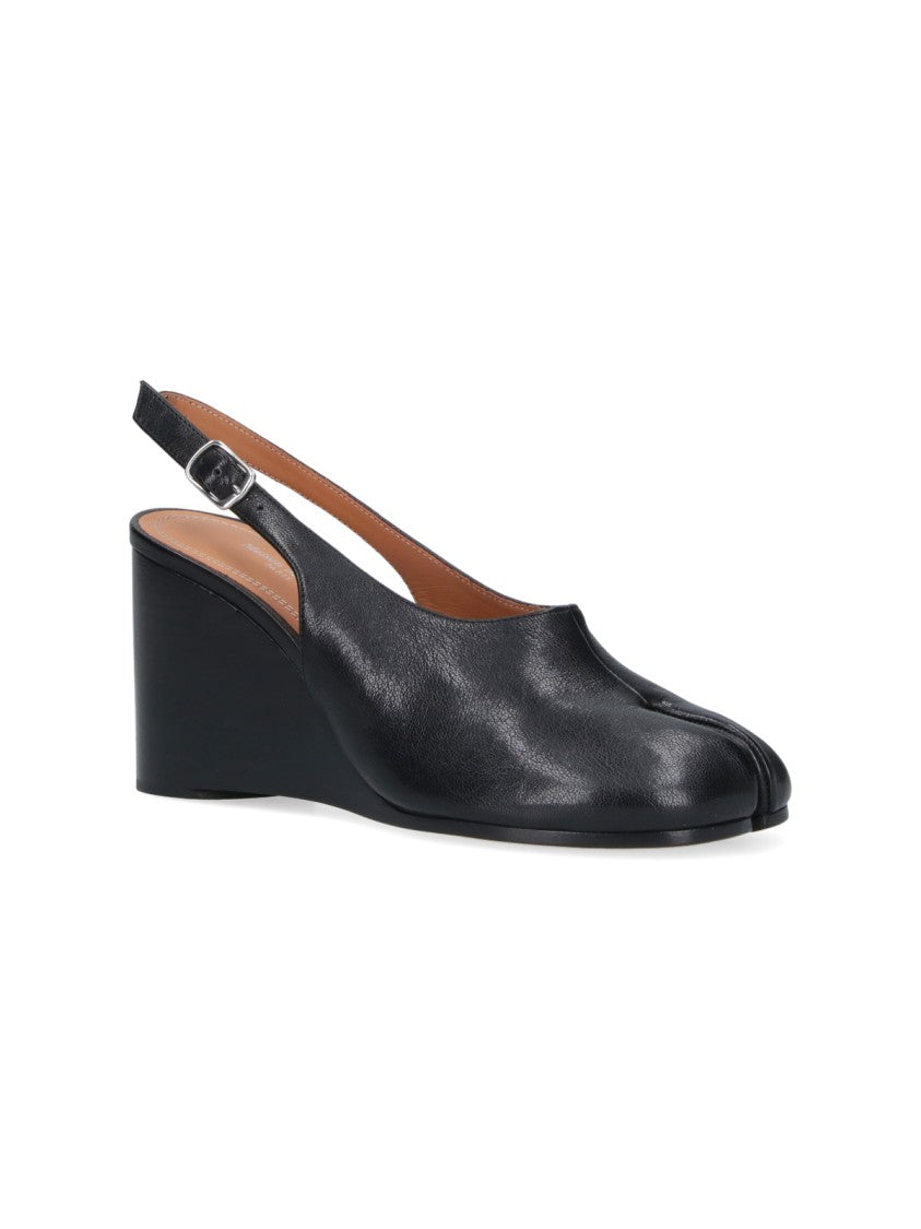 Maison Margiela Pointed Toe Black Pumps
