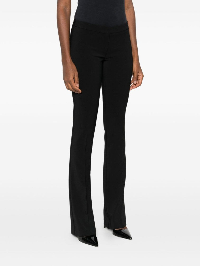 Elisabetta Franchi Fitted Black Trousers