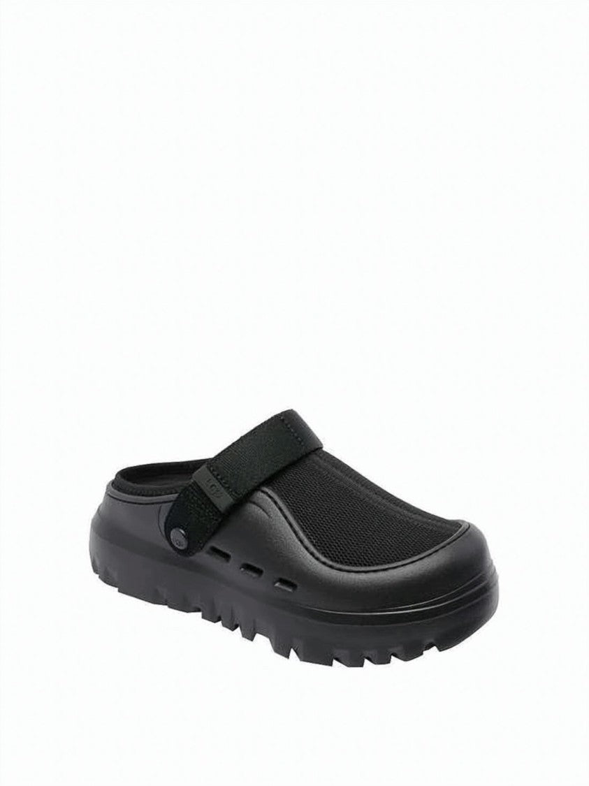 Ugg Mesh And Rubber Sandals With Adjustable Heel Strap