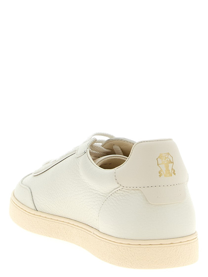 Brunello Cucinelli Deer Leather Sneakers