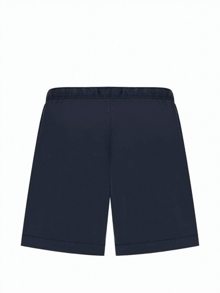C.P. Company Blue Minimalist Polyamide Beach Shorts