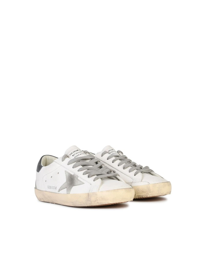 Golden Goose White Leather Sneakers
