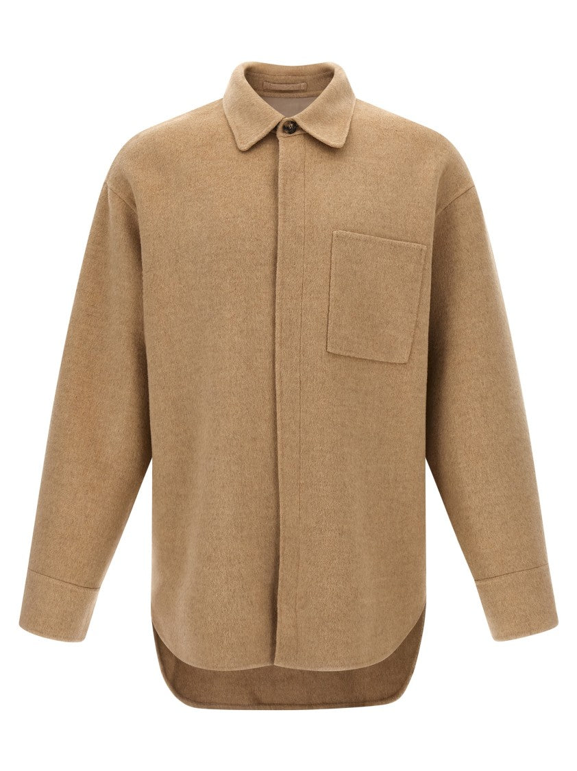 J. W. Anderson Asymmetrical Wool Overshirt