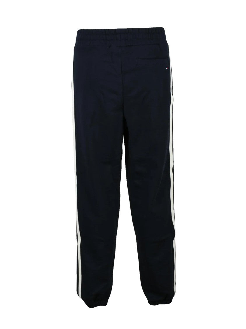 Tommy Hilfiger Tracksuit Bottoms With Elasticated Waistband And Side Stripes