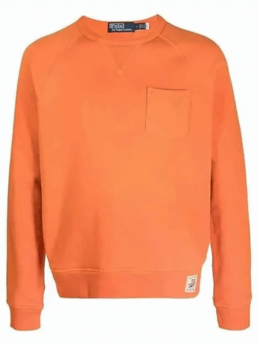Polo Ralph Lauren Long-Sleeve Crewneck Sweatshirt With Ribbed Details