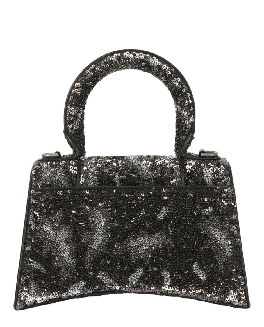 Balenciaga Hourglass Xs Top Handle Bag With Sequins