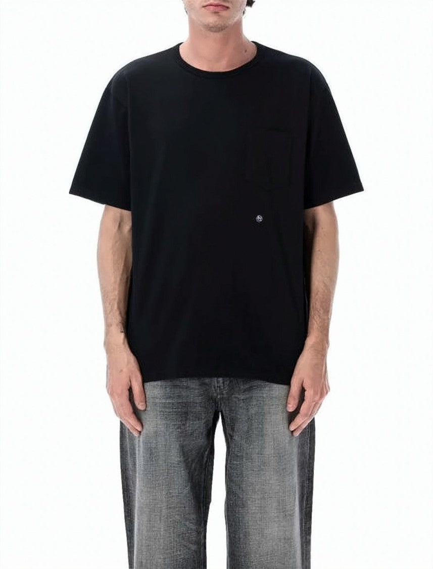 Nanamica White Minimalist Relaxed Fit Logo T-Shirt