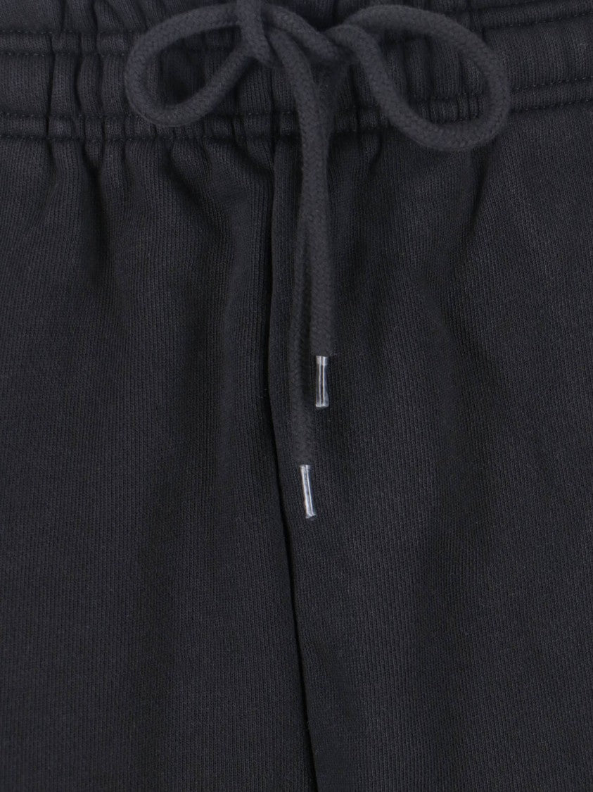 Entire Studios Black Elastic Waistband Cotton Sports Trousers