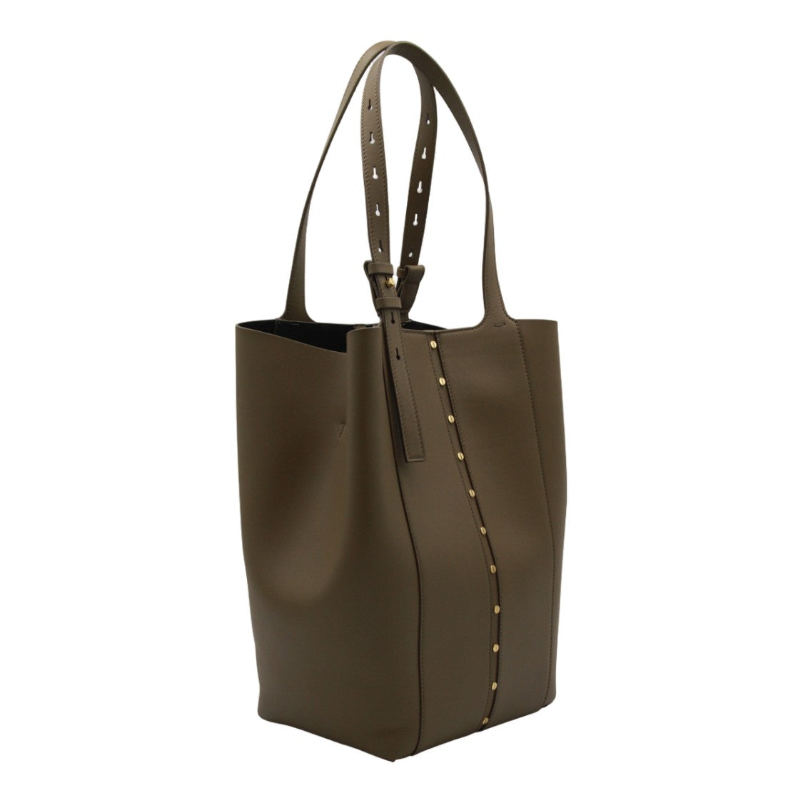 Golden Goose Structured Brown Tote With Adjustable Straps