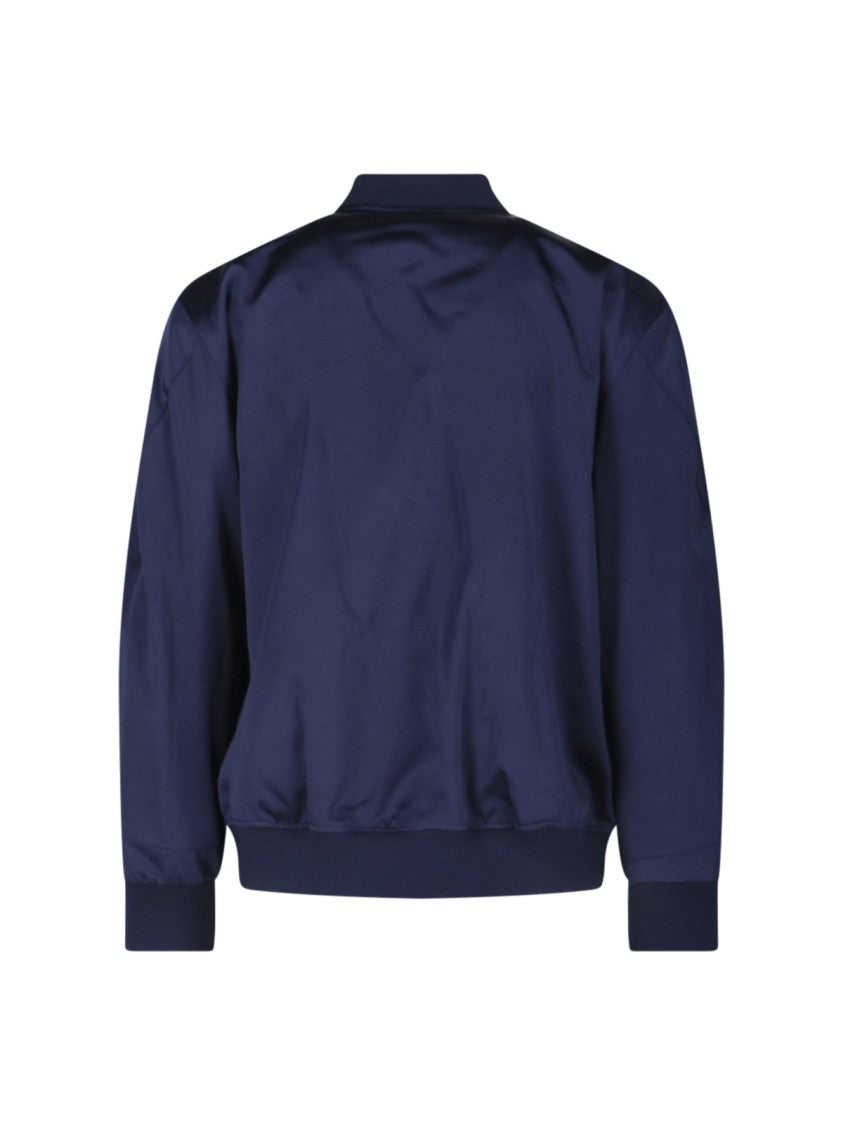 Givenchy Logo Bomber Jacket – Navy Blue