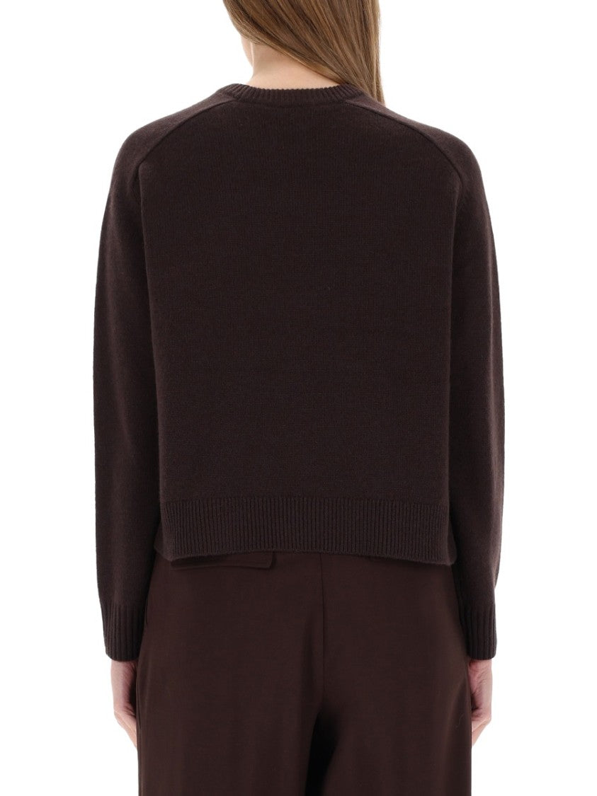 Theory Boxy Cropped Cashmere Sweater