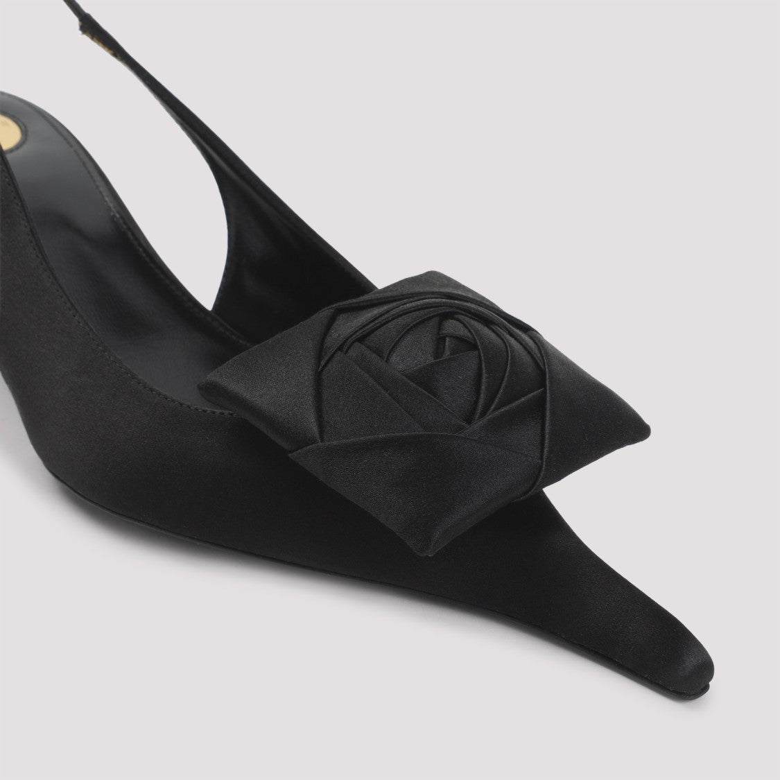 Saint Laurent Black Calf Leather Dakota 50 Sandals