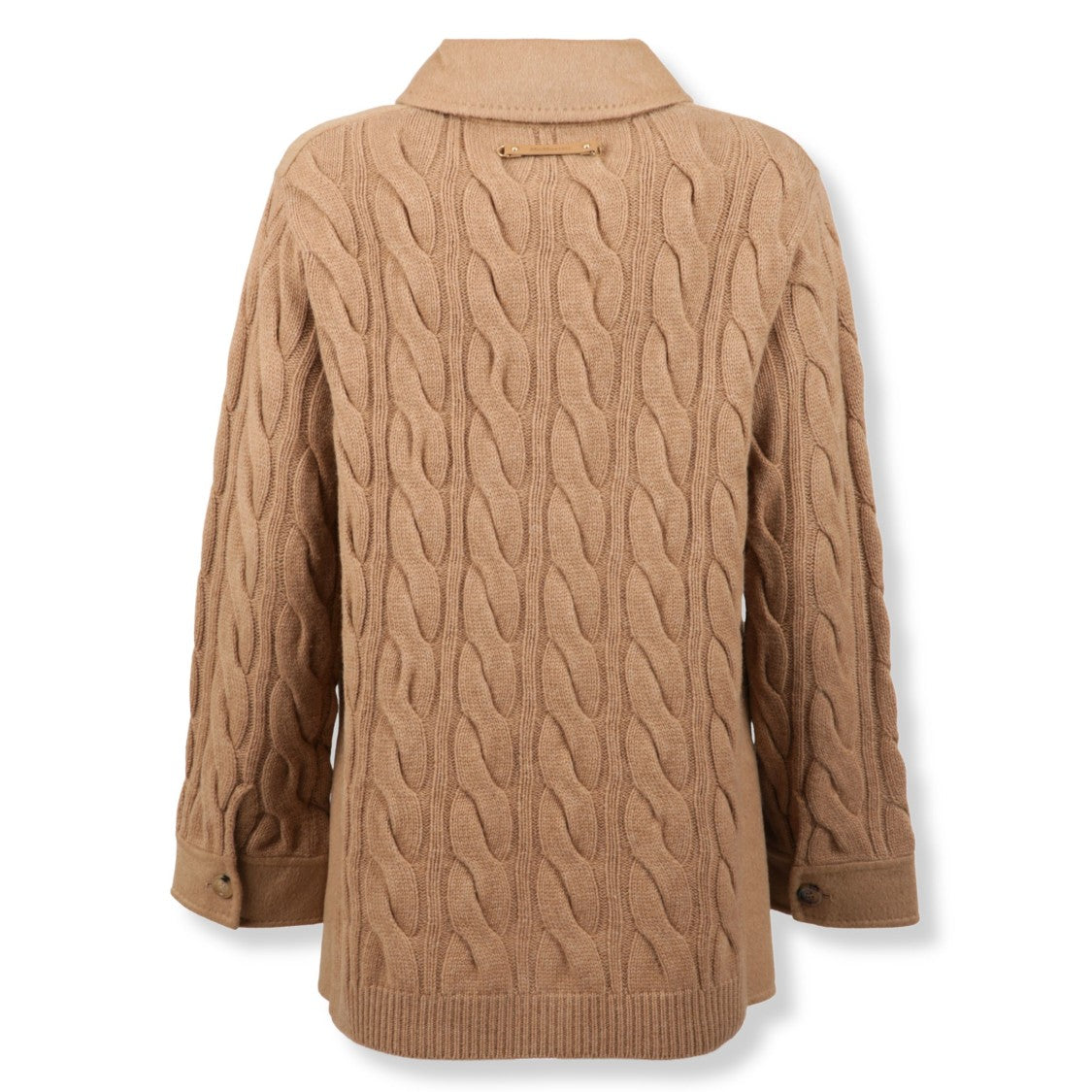 Max Mara Structured Knit Coat-Jacket With Clean Lines