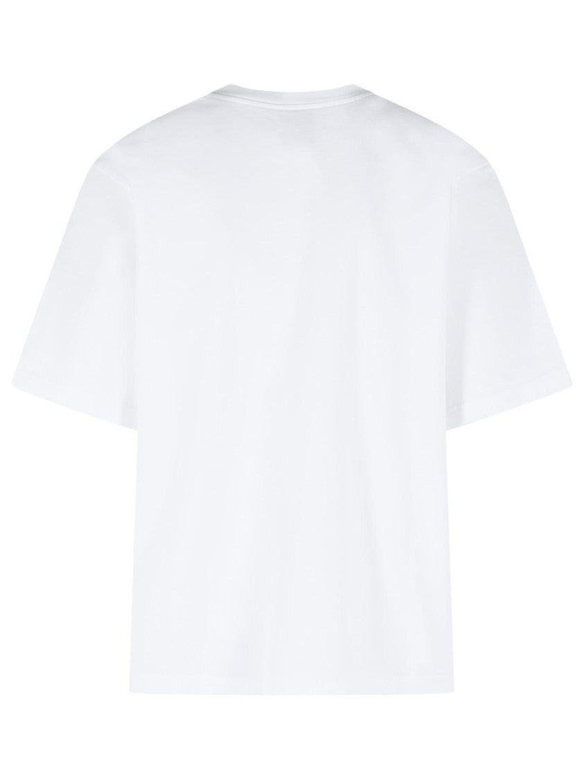 Casablanca 'Collage D'icones' White Cotton T-Shirt