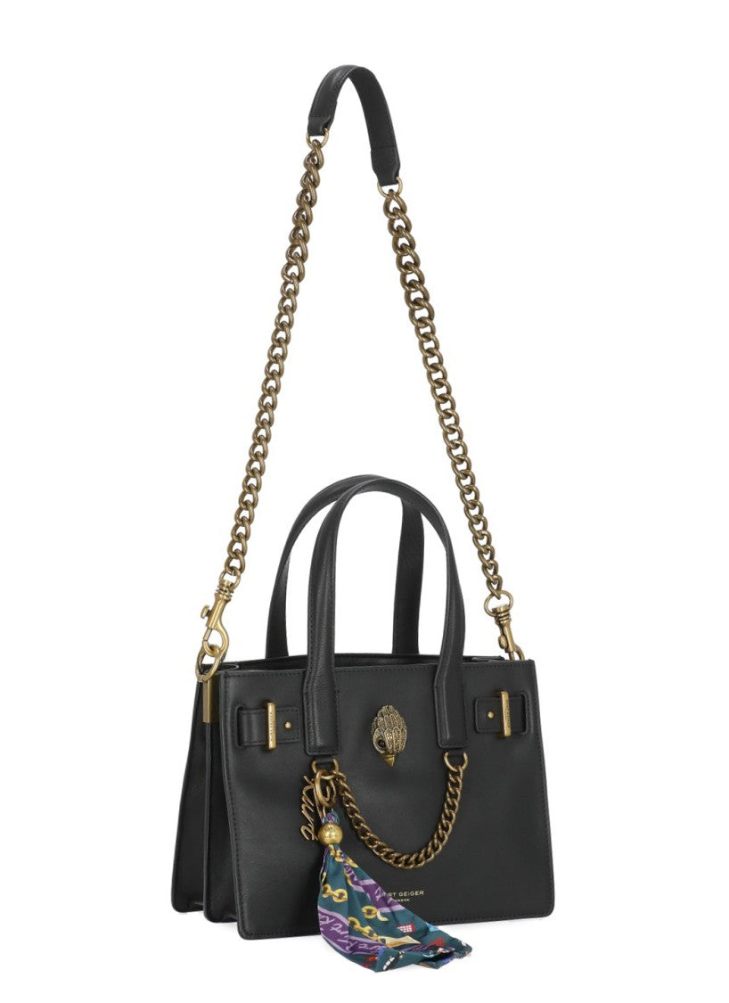 Kurt Geiger Black Sloane Tote Bag Leather Tote Bag