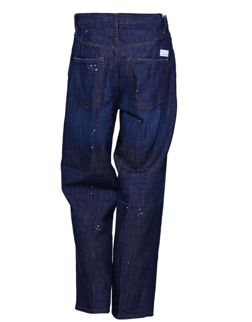 Nine In The Morning Cargo-Style Denim Trousers