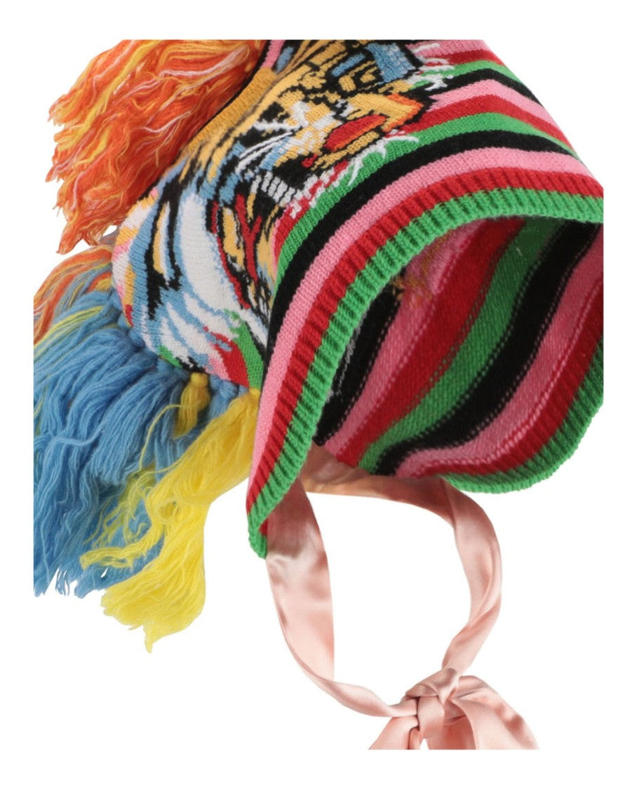 Gucci Knitted Tiger Head Mohawk Beanie