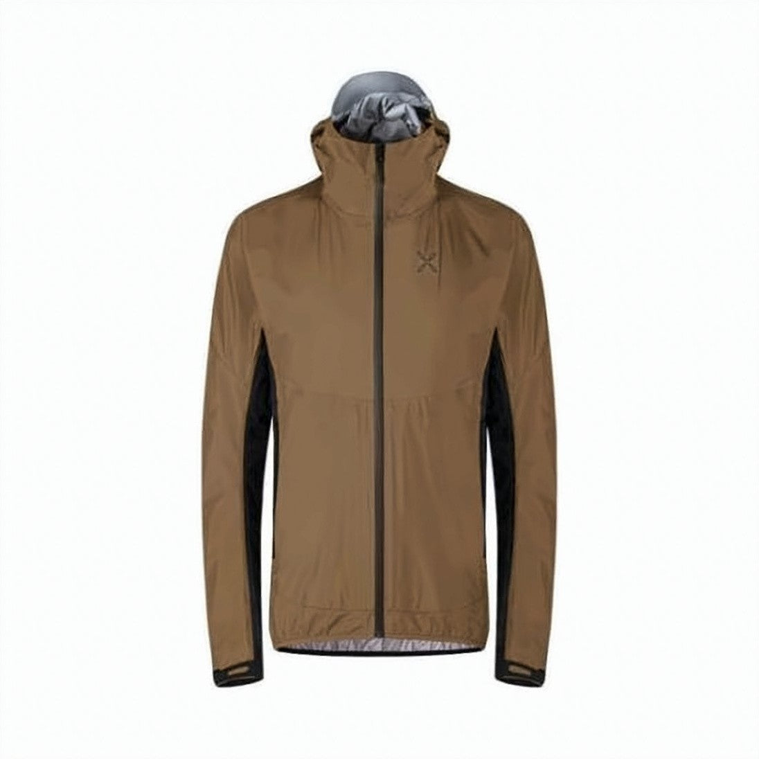 Montura High-Collar Casual Jacket With Contrasting Side Panels