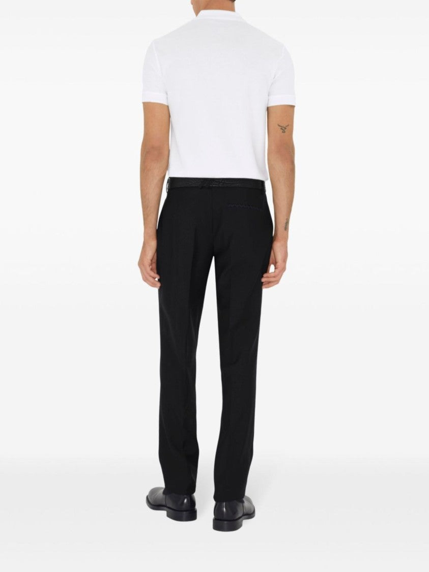 Burberry White Ekd Cotton Polo Shirt