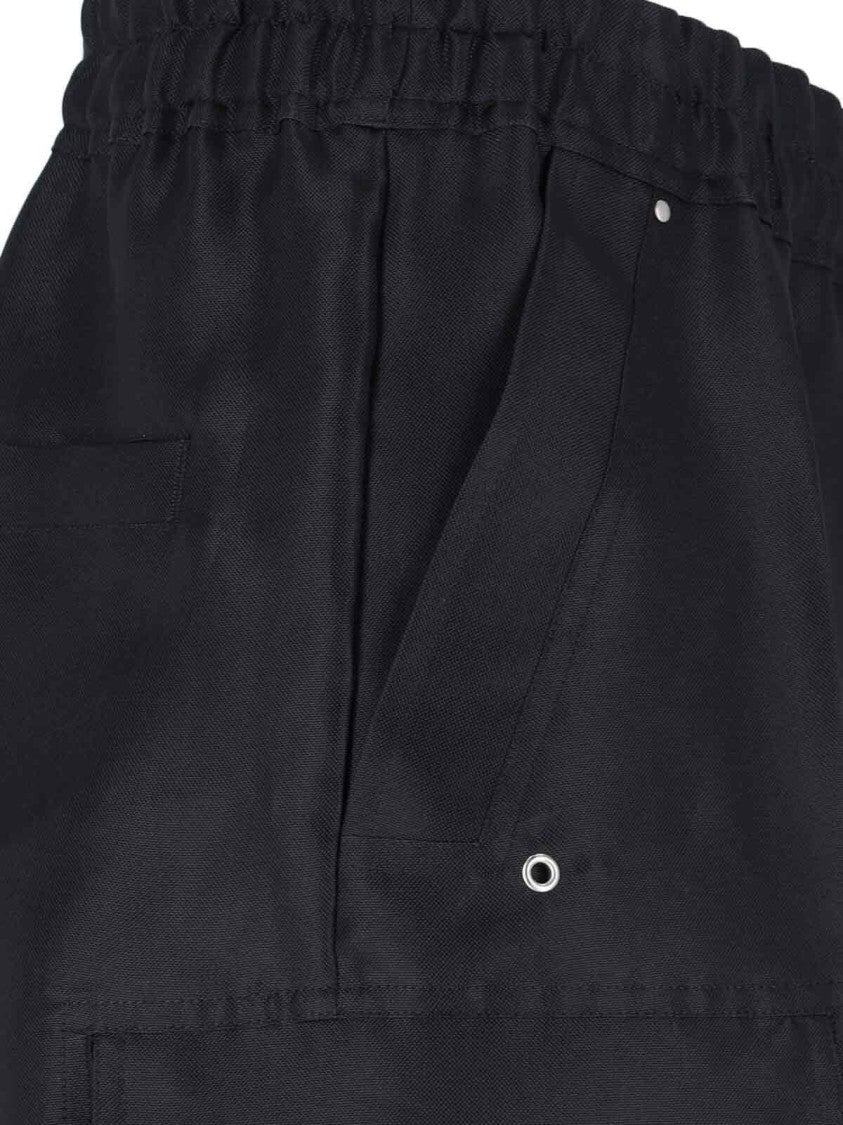 Rick Owens "Cargobelas" Straight-Leg Pants – Black