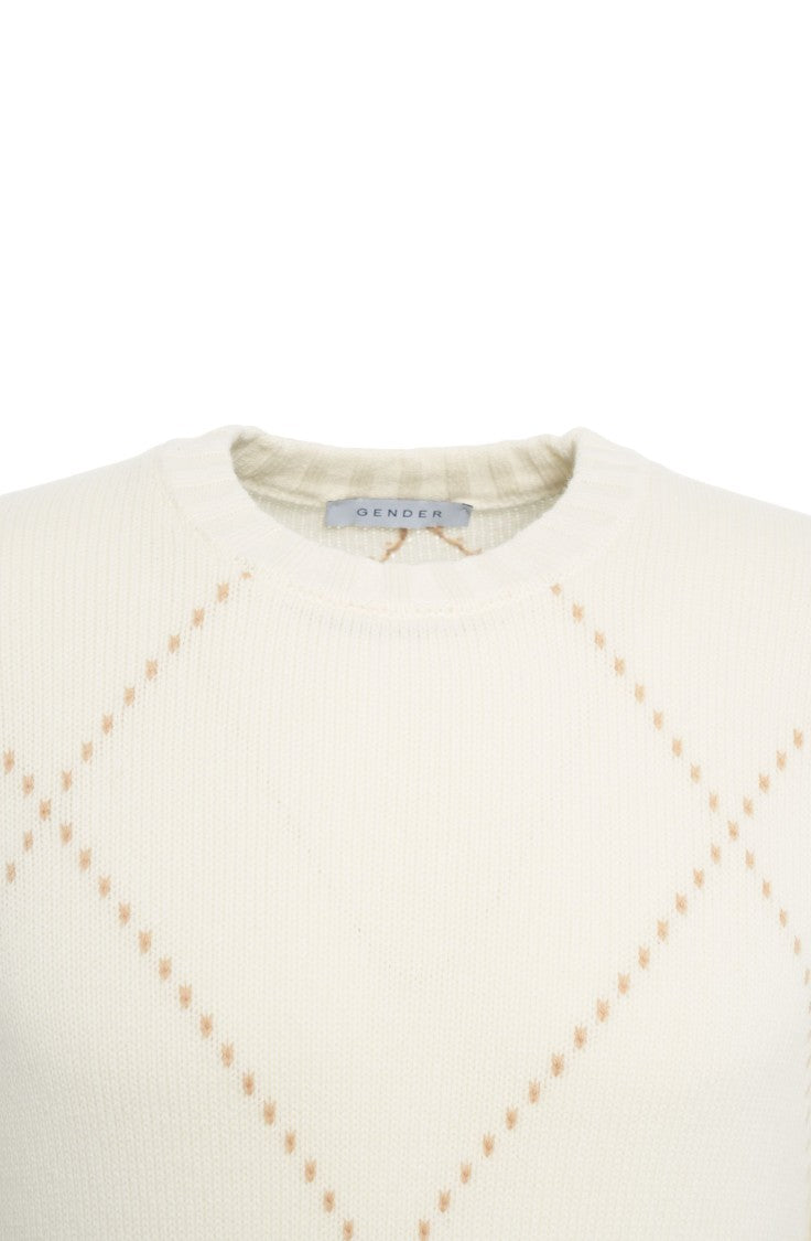 Gender Diamond Pattern Sweater