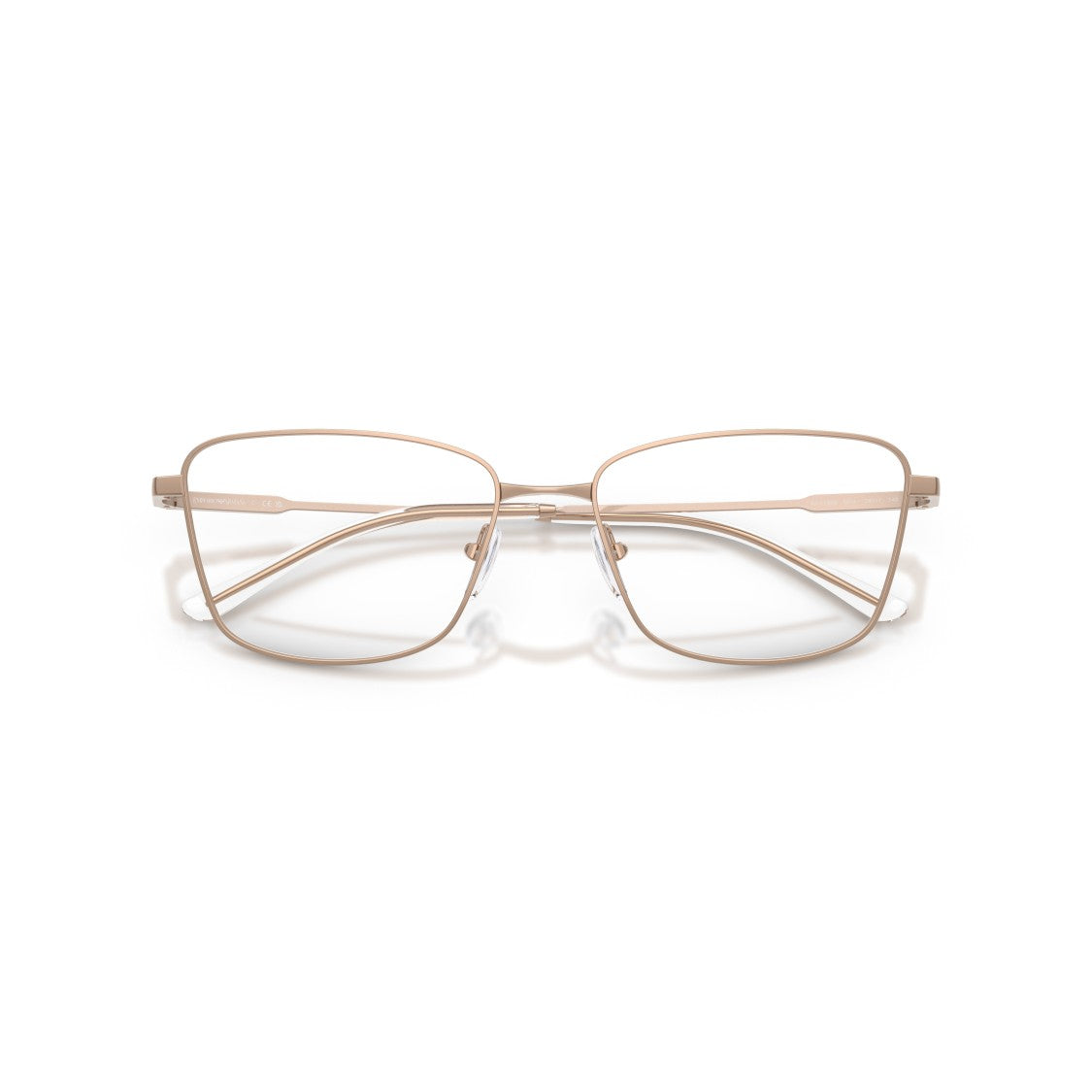 Emporio Armani 0Ea1185b Sleek Square Gold Metal Frame Eyeglasses