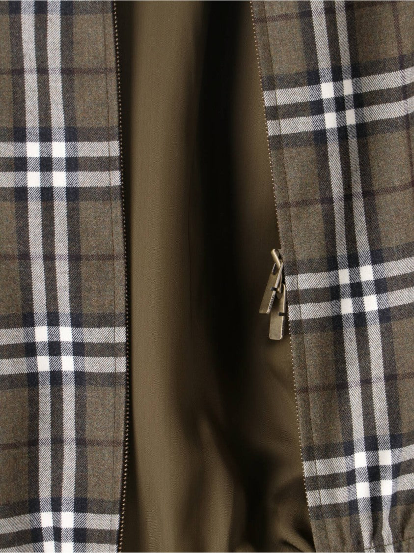 Burberry "Harrington" Bomber Jacket – Brown