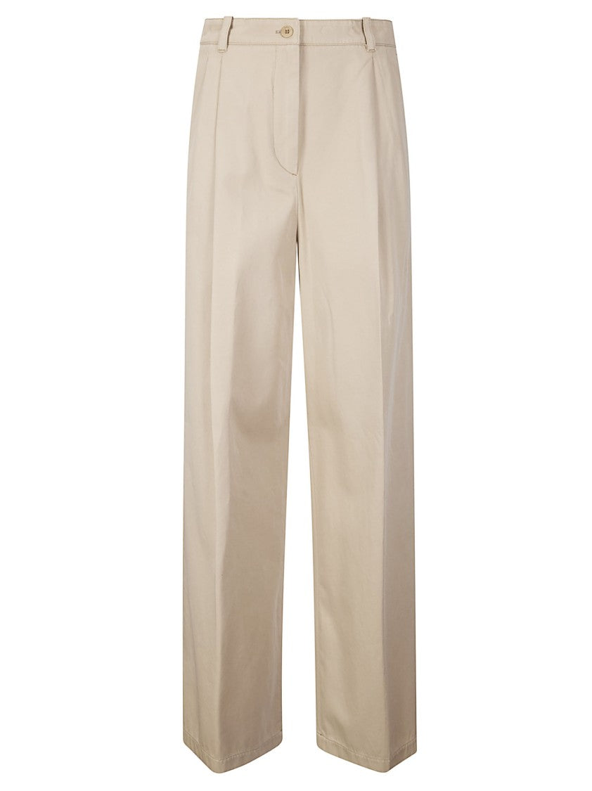 A.P.C. Black Ginny Wide-Leg Trousers