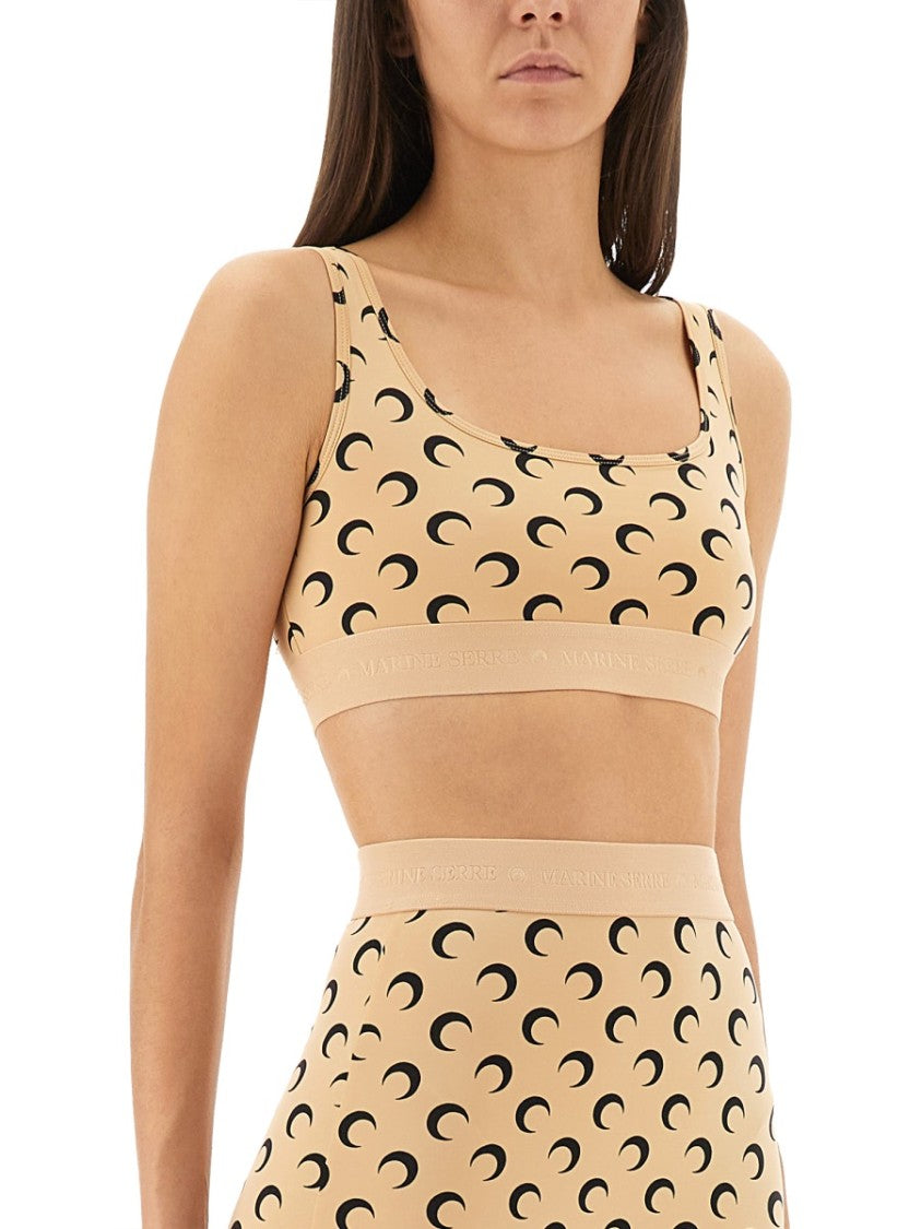 Marine Serre "Moon" Top Bra