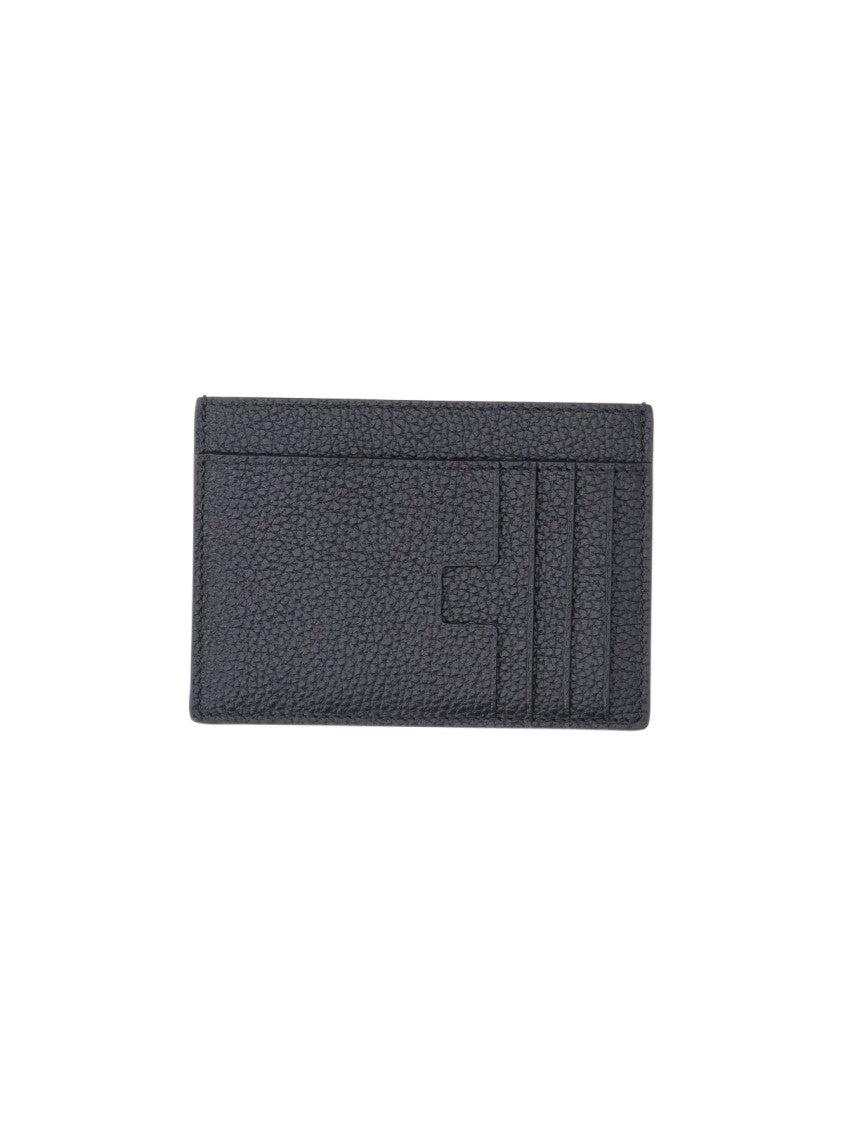 Tom Ford Black T Line Calf Leather Wallet