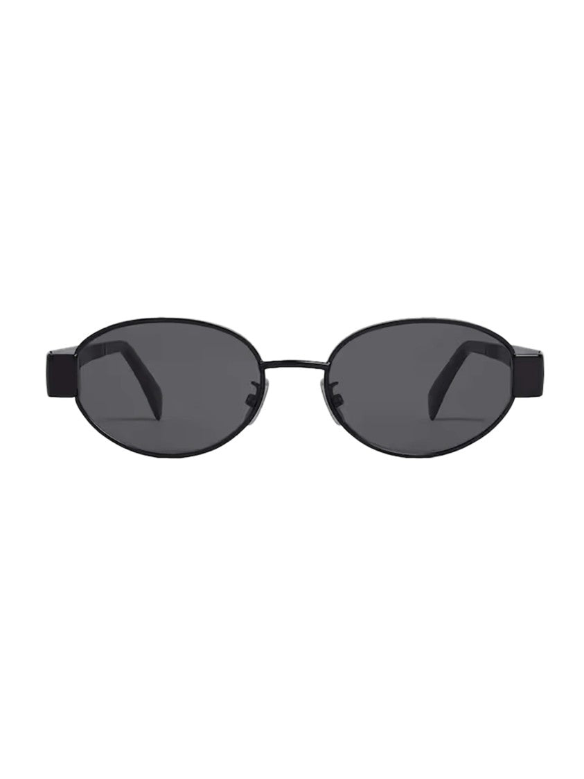 Celine Cl40235u Oval Metal International Sunglasses