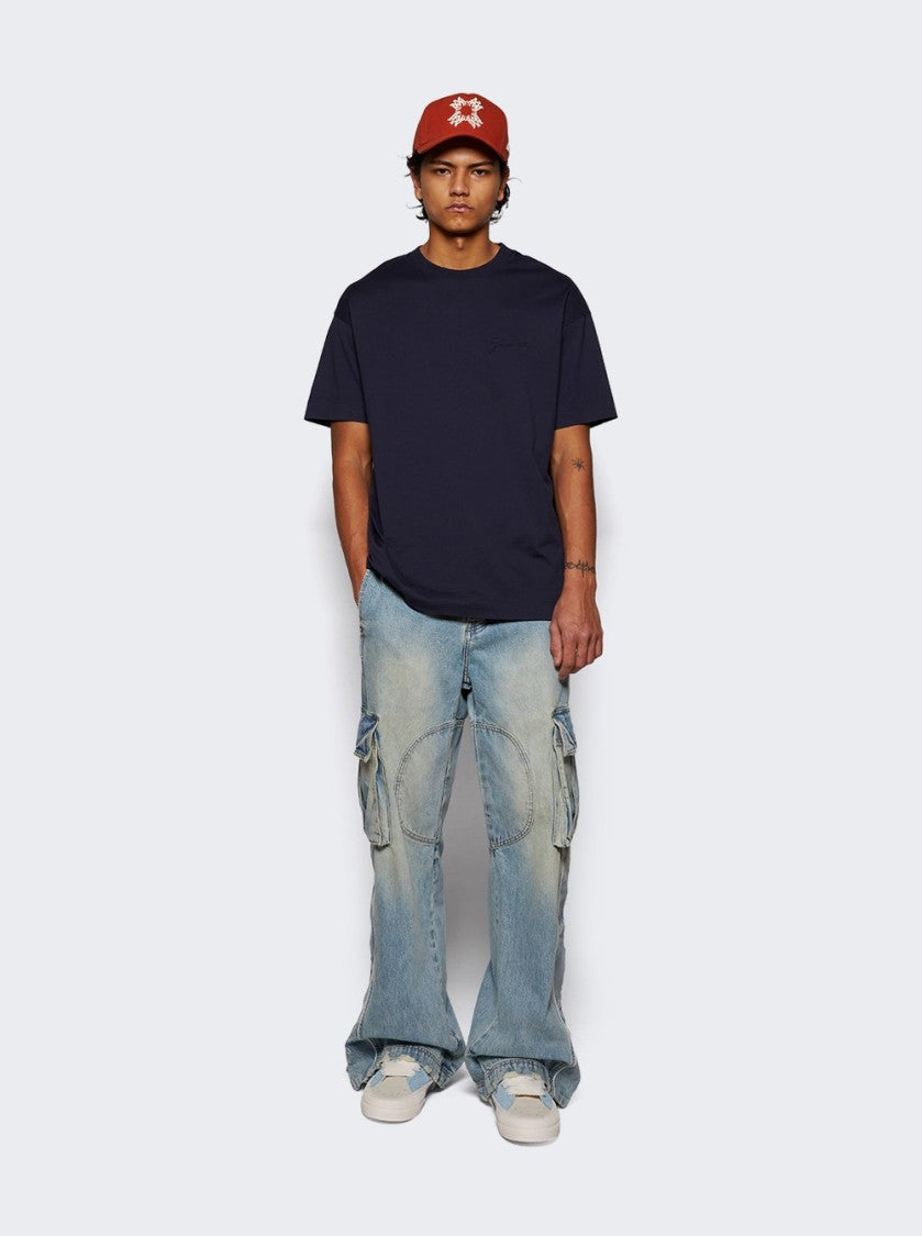 Amiri Quad Sunset Skate Low Sneakers Ocean Sky