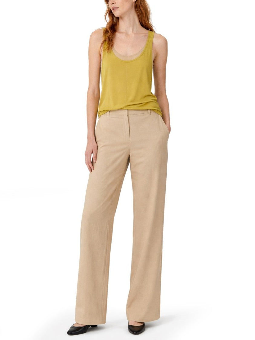 Paul Smith Neutrals Wide-Leg Clean Front Chinos