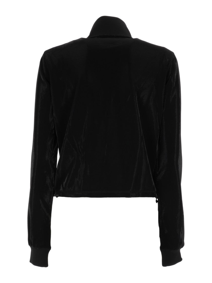 Diesel Cropped High-Collar Zip-Through Knit