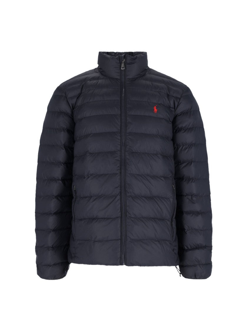 Polo Ralph Lauren Logo Zip Puffer Jacket – Navy