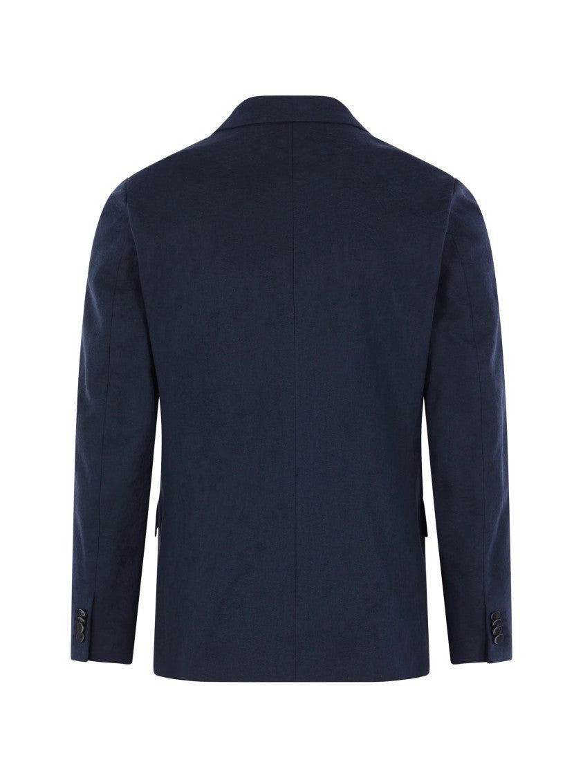 Etro Roma Jacket Blue Tailored Paisley-Lined Blazer