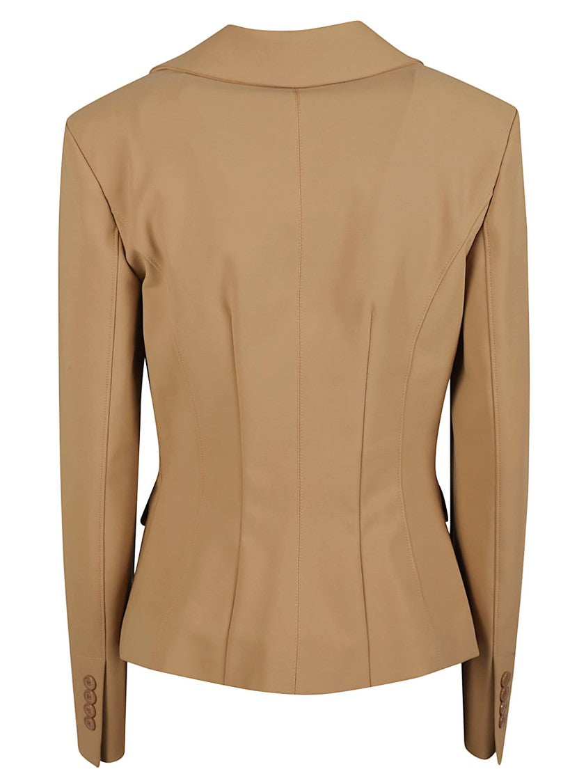 Elisabetta Franchi Long Sleeve Tailored Notched Lapel Jacket