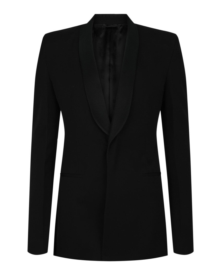 Givenchy Fitted Single-Button Blazer With Shawl Lapels And Hidden Cuffs
