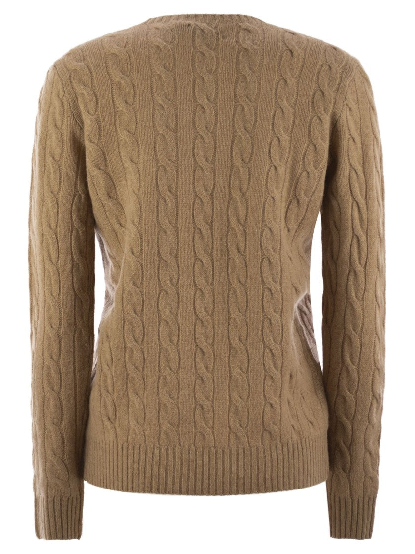Polo Ralph Lauren Plaited Wool And Cashmere Crew-Neck