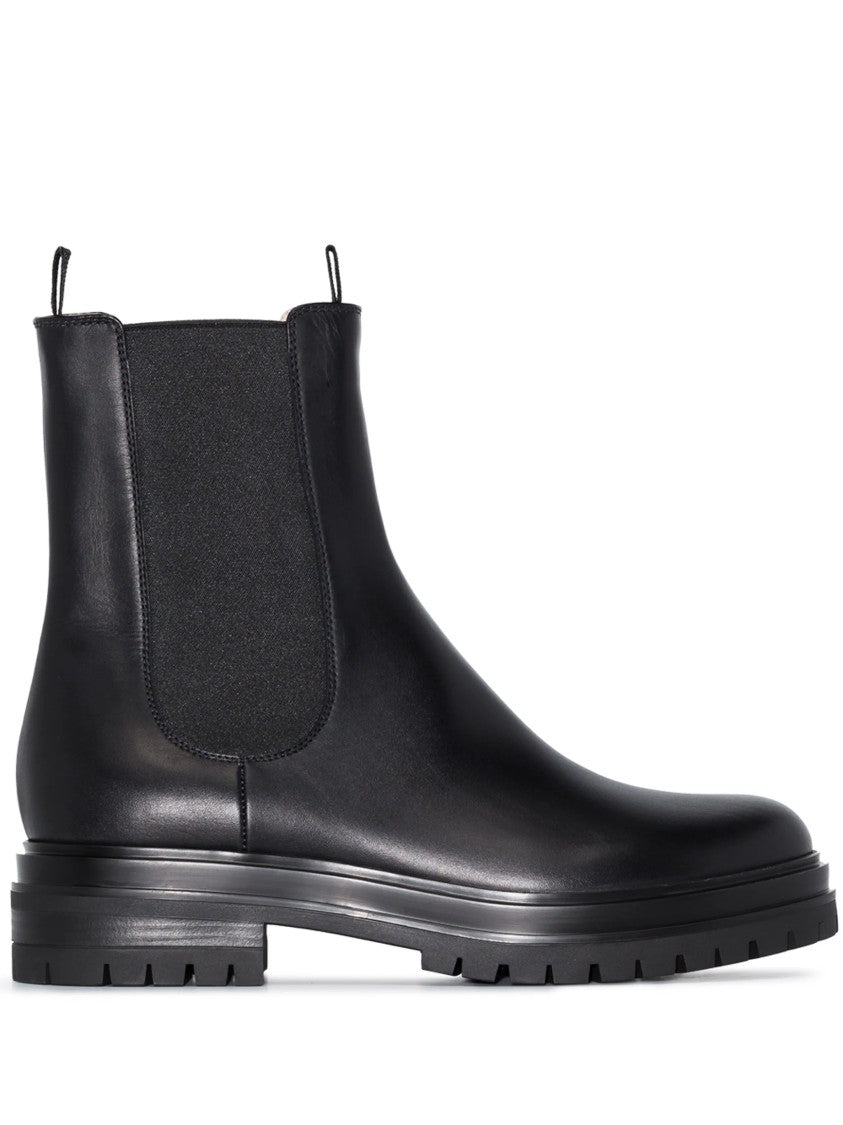 Gianvito Rossi Chelsea Ankle Boot In Smooth Calf Leather